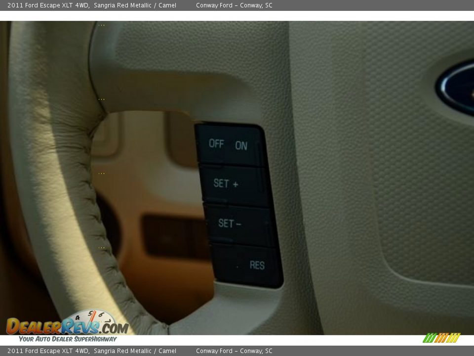 2011 Ford Escape XLT 4WD Sangria Red Metallic / Camel Photo #21