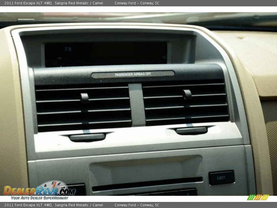 2011 Ford Escape XLT 4WD Sangria Red Metallic / Camel Photo #24