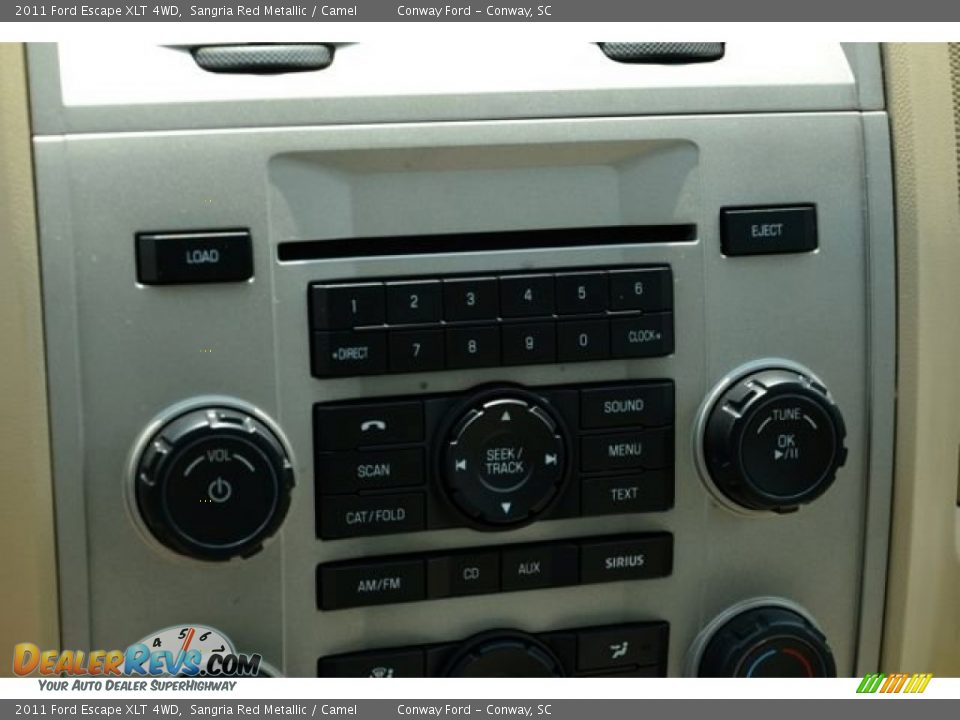 2011 Ford Escape XLT 4WD Sangria Red Metallic / Camel Photo #25