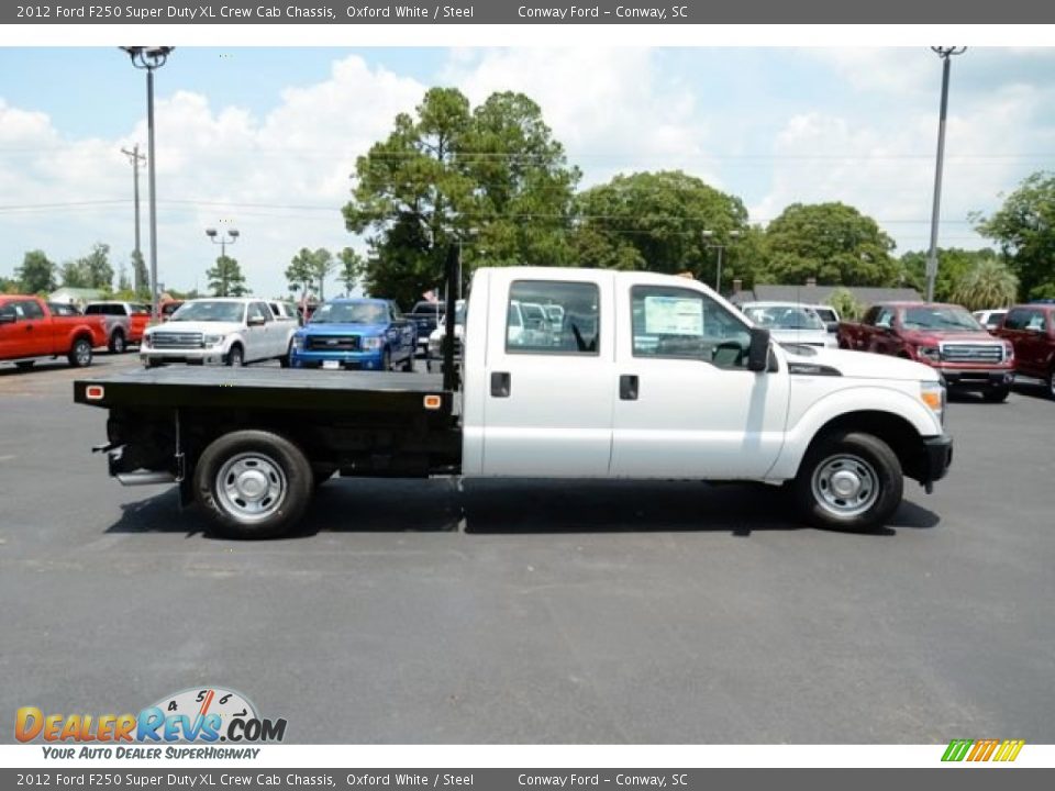 Oxford White 2012 Ford F250 Super Duty XL Crew Cab Chassis Photo #4