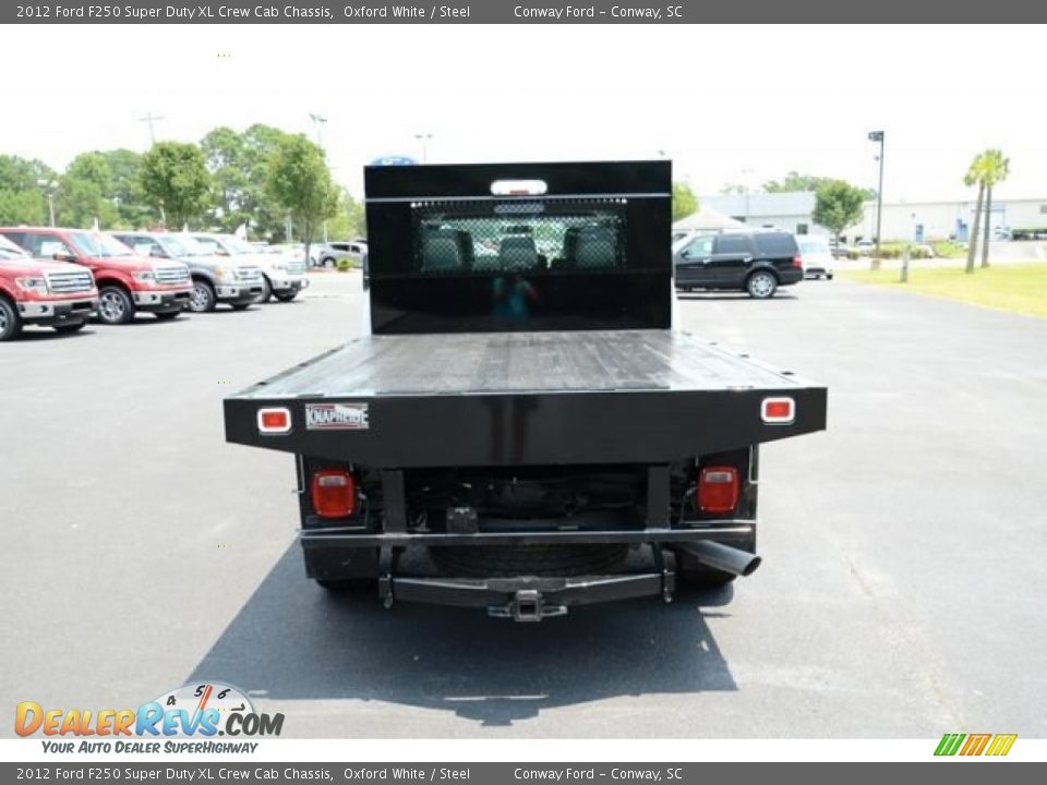 2012 Ford F250 Super Duty XL Crew Cab Chassis Oxford White / Steel Photo #6