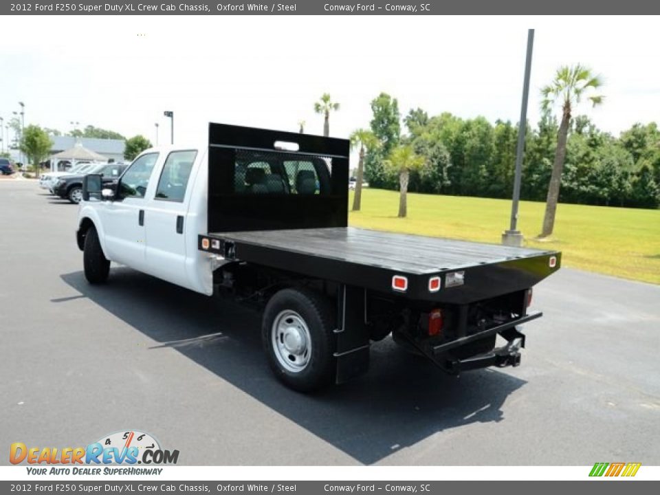 2012 Ford F250 Super Duty XL Crew Cab Chassis Oxford White / Steel Photo #7