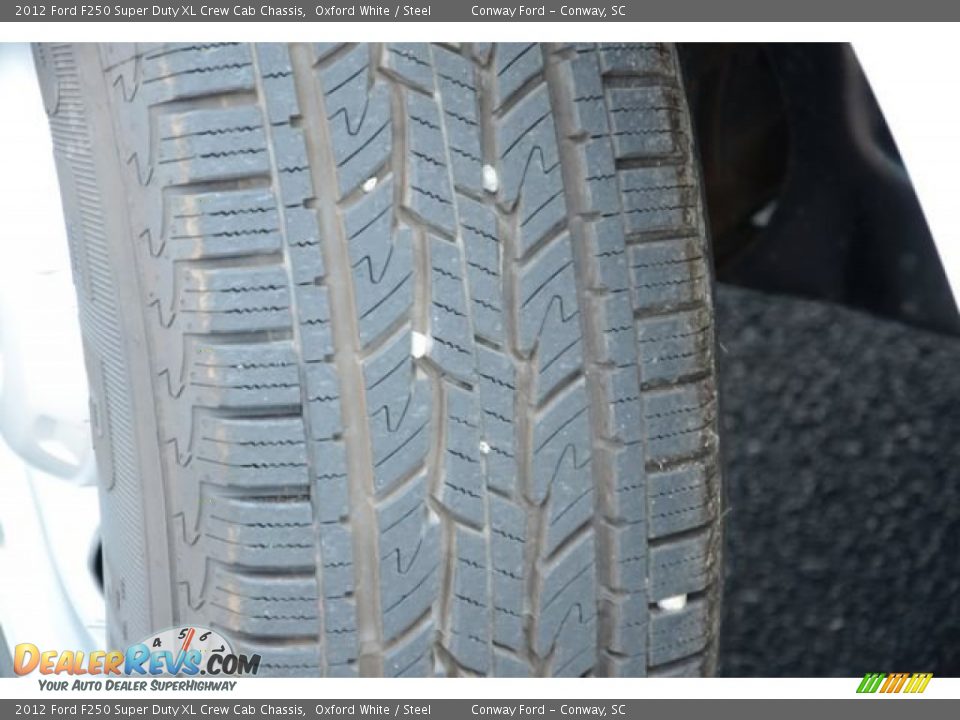 2012 Ford F250 Super Duty XL Crew Cab Chassis Oxford White / Steel Photo #10