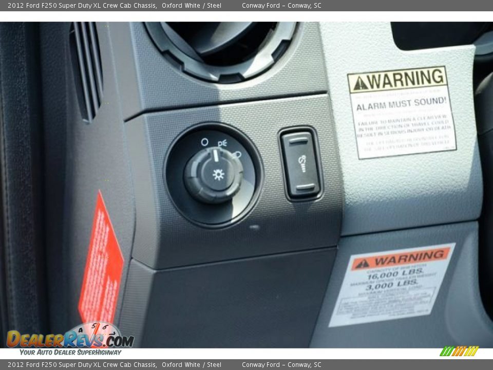2012 Ford F250 Super Duty XL Crew Cab Chassis Oxford White / Steel Photo #15