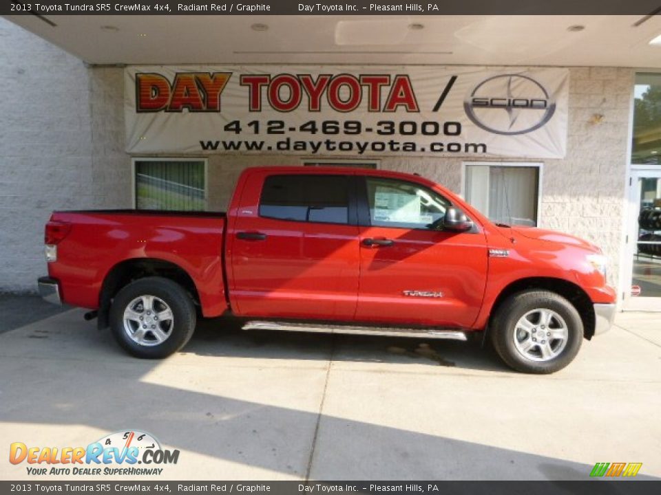 2013 Toyota Tundra SR5 CrewMax 4x4 Radiant Red / Graphite Photo #1