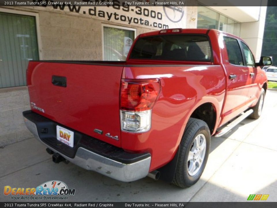 2013 Toyota Tundra SR5 CrewMax 4x4 Radiant Red / Graphite Photo #2