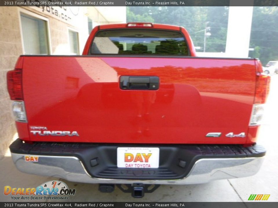2013 Toyota Tundra SR5 CrewMax 4x4 Radiant Red / Graphite Photo #3