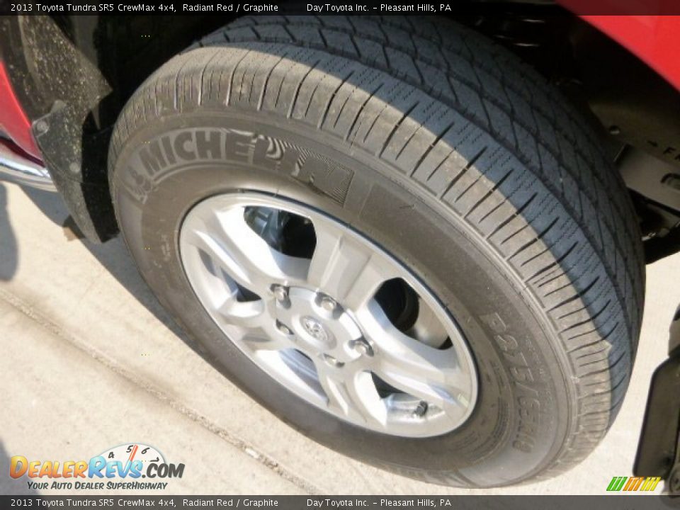 2013 Toyota Tundra SR5 CrewMax 4x4 Radiant Red / Graphite Photo #8