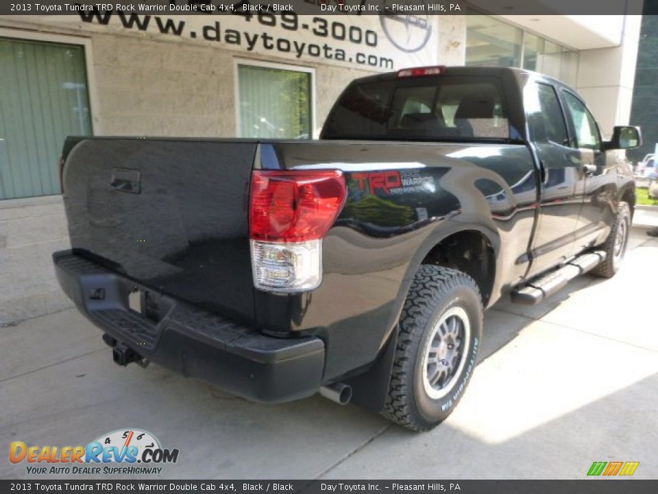 2013 Toyota Tundra TRD Rock Warrior Double Cab 4x4 Black / Black Photo #2
