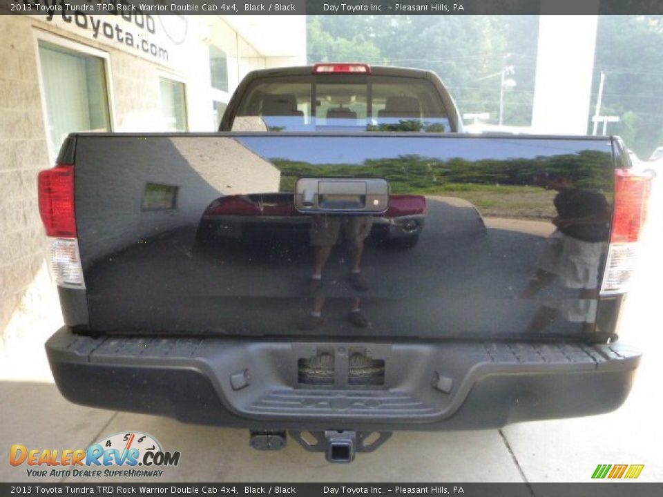 2013 Toyota Tundra TRD Rock Warrior Double Cab 4x4 Black / Black Photo #3