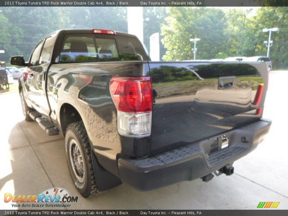 2013 Toyota Tundra TRD Rock Warrior Double Cab 4x4 Black / Black Photo #4