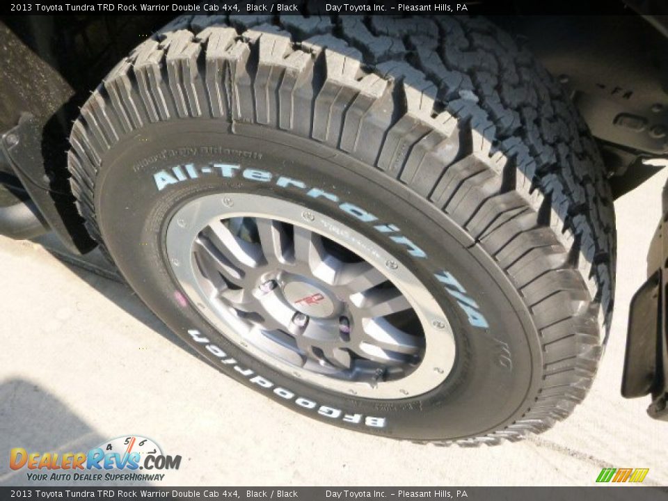 2013 Toyota Tundra TRD Rock Warrior Double Cab 4x4 Black / Black Photo #8