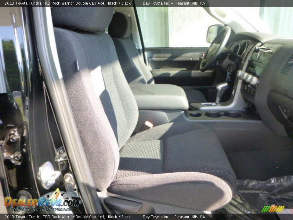 2013 Toyota Tundra TRD Rock Warrior Double Cab 4x4 Black / Black Photo #9