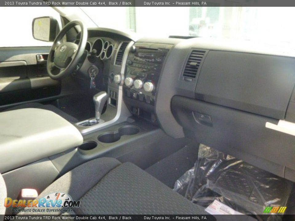2013 Toyota Tundra TRD Rock Warrior Double Cab 4x4 Black / Black Photo #10
