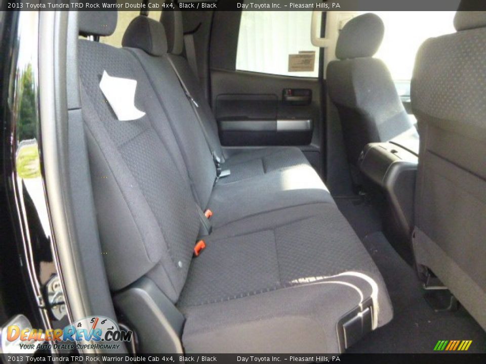 2013 Toyota Tundra TRD Rock Warrior Double Cab 4x4 Black / Black Photo #11