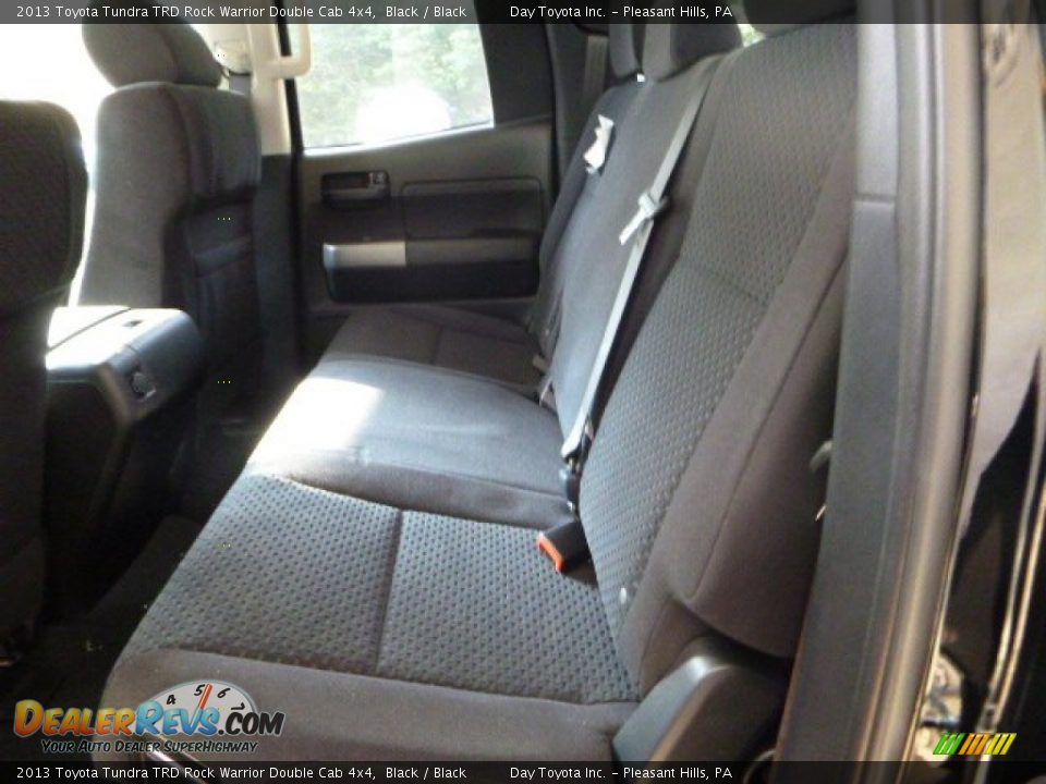 2013 Toyota Tundra TRD Rock Warrior Double Cab 4x4 Black / Black Photo #13