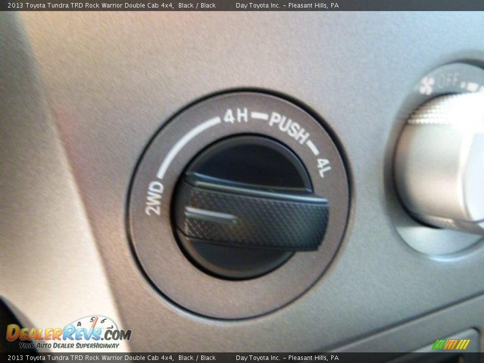 2013 Toyota Tundra TRD Rock Warrior Double Cab 4x4 Black / Black Photo #17