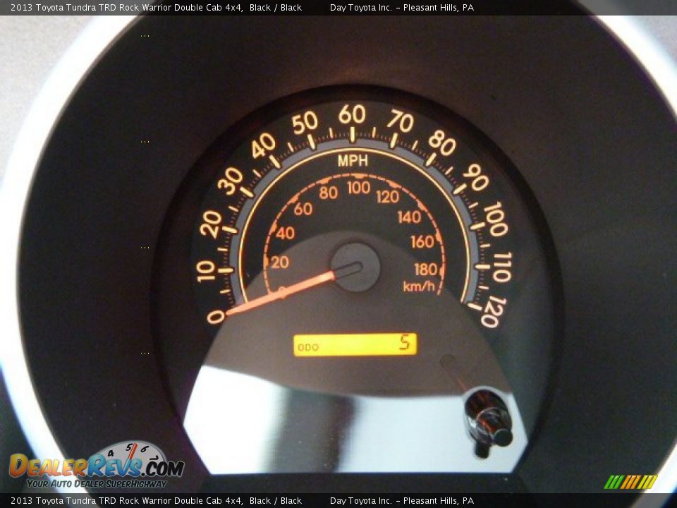 2013 Toyota Tundra TRD Rock Warrior Double Cab 4x4 Black / Black Photo #19