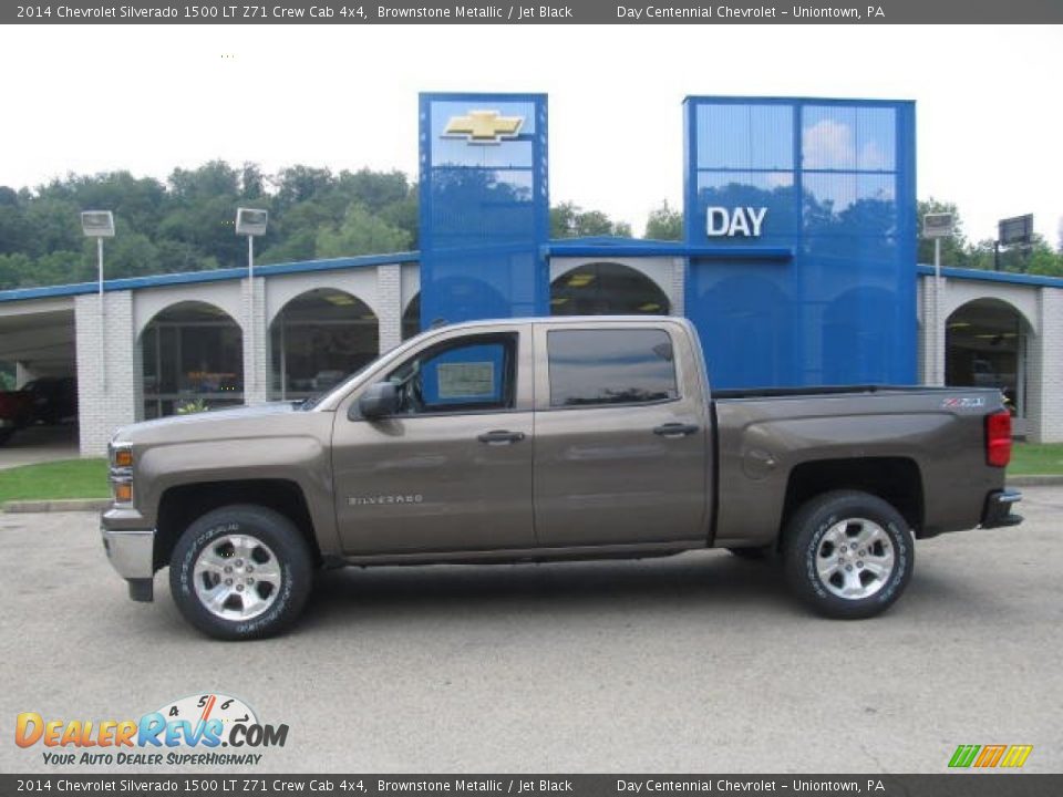 2014 Chevrolet Silverado 1500 LT Z71 Crew Cab 4x4 Brownstone Metallic / Jet Black Photo #2