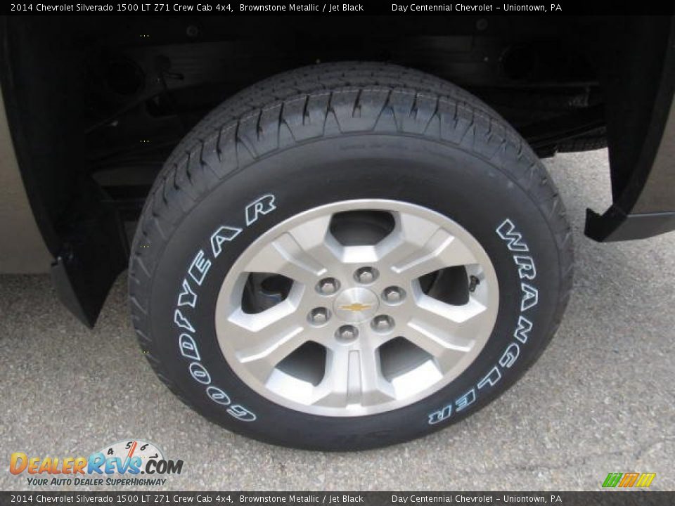 2014 Chevrolet Silverado 1500 LT Z71 Crew Cab 4x4 Brownstone Metallic / Jet Black Photo #3