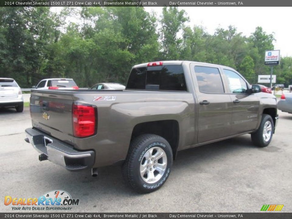 2014 Chevrolet Silverado 1500 LT Z71 Crew Cab 4x4 Brownstone Metallic / Jet Black Photo #7
