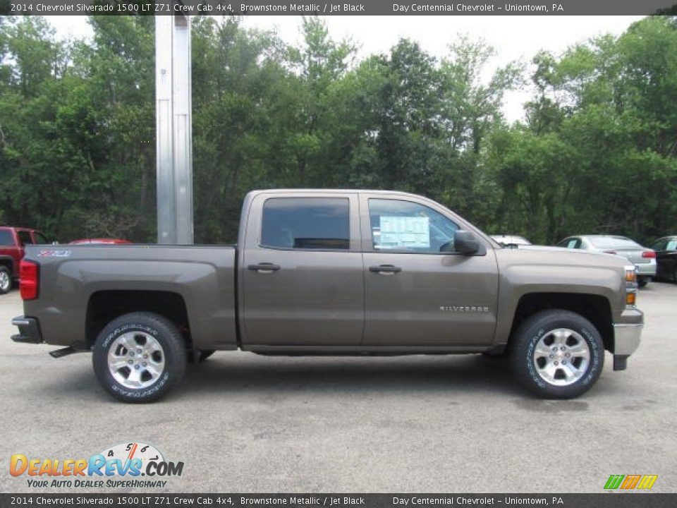 2014 Chevrolet Silverado 1500 LT Z71 Crew Cab 4x4 Brownstone Metallic / Jet Black Photo #8