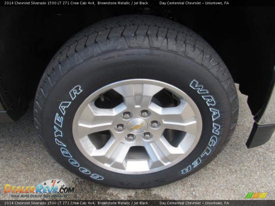 2014 Chevrolet Silverado 1500 LT Z71 Crew Cab 4x4 Brownstone Metallic / Jet Black Photo #9
