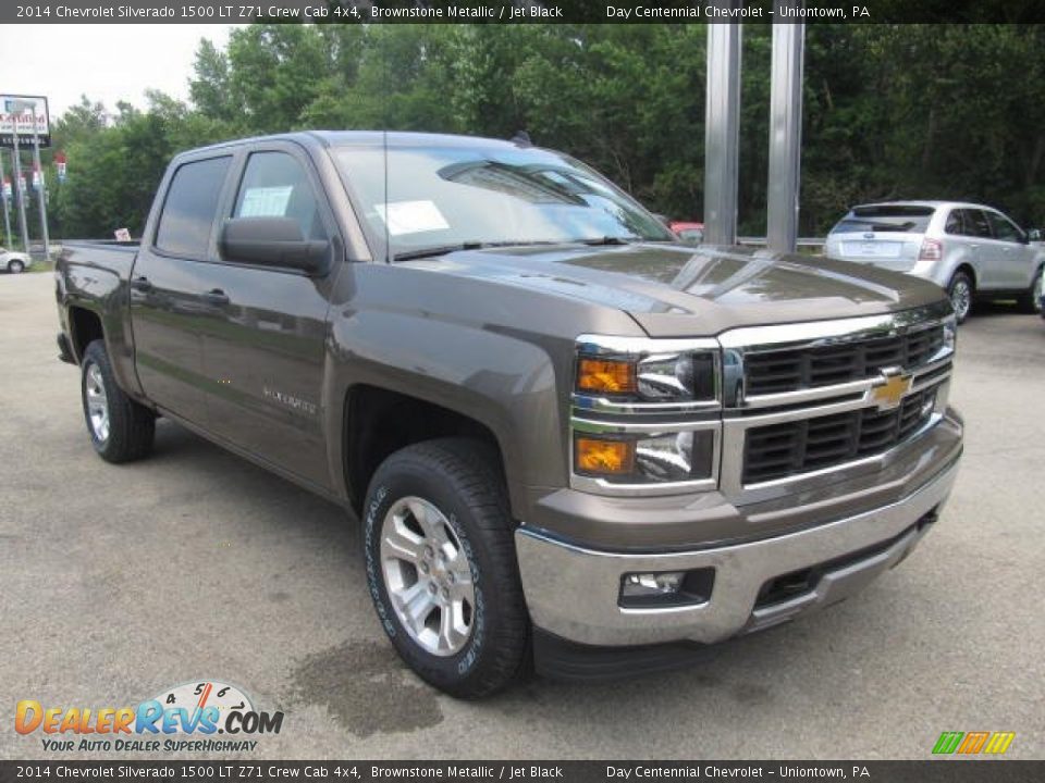 2014 Chevrolet Silverado 1500 LT Z71 Crew Cab 4x4 Brownstone Metallic / Jet Black Photo #10
