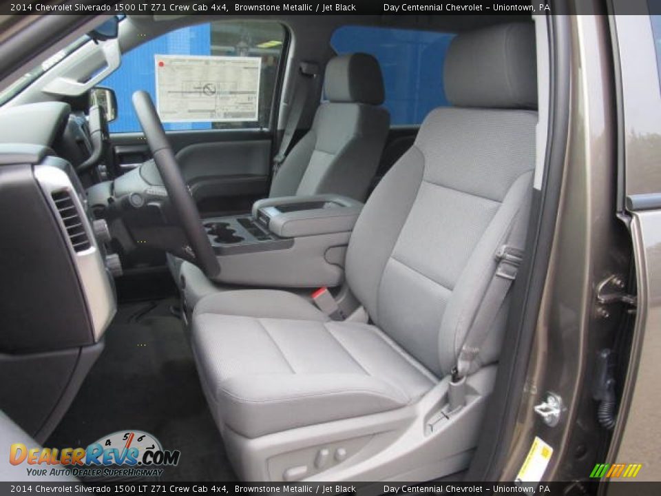 2014 Chevrolet Silverado 1500 LT Z71 Crew Cab 4x4 Brownstone Metallic / Jet Black Photo #13