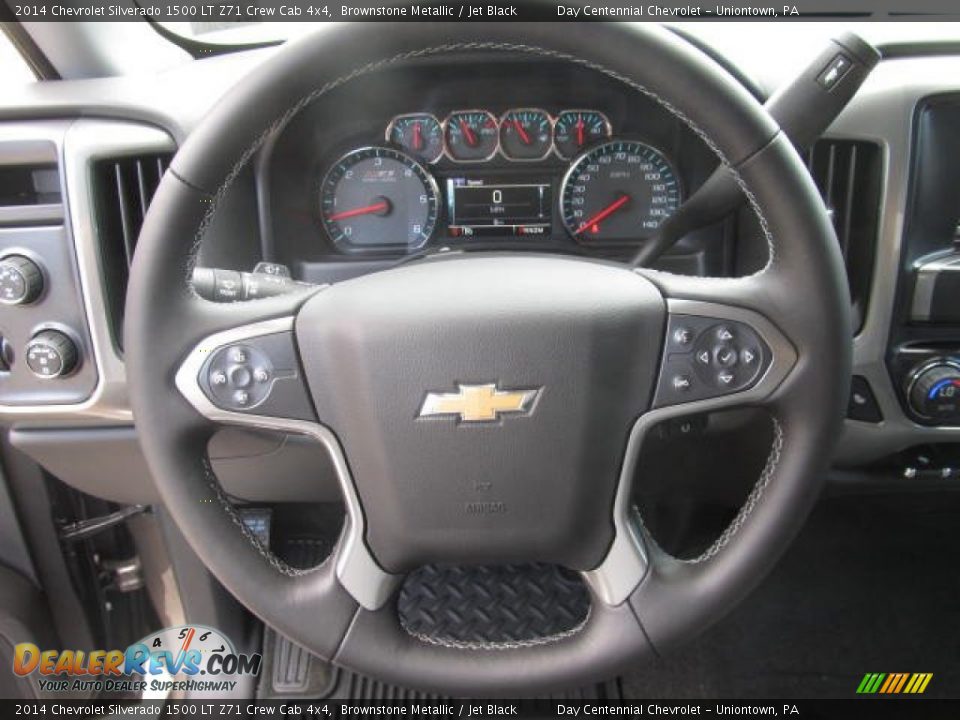 2014 Chevrolet Silverado 1500 LT Z71 Crew Cab 4x4 Brownstone Metallic / Jet Black Photo #15
