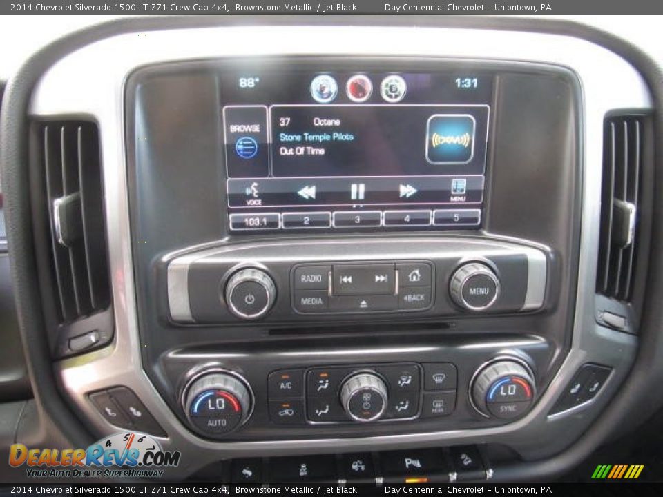 2014 Chevrolet Silverado 1500 LT Z71 Crew Cab 4x4 Brownstone Metallic / Jet Black Photo #16