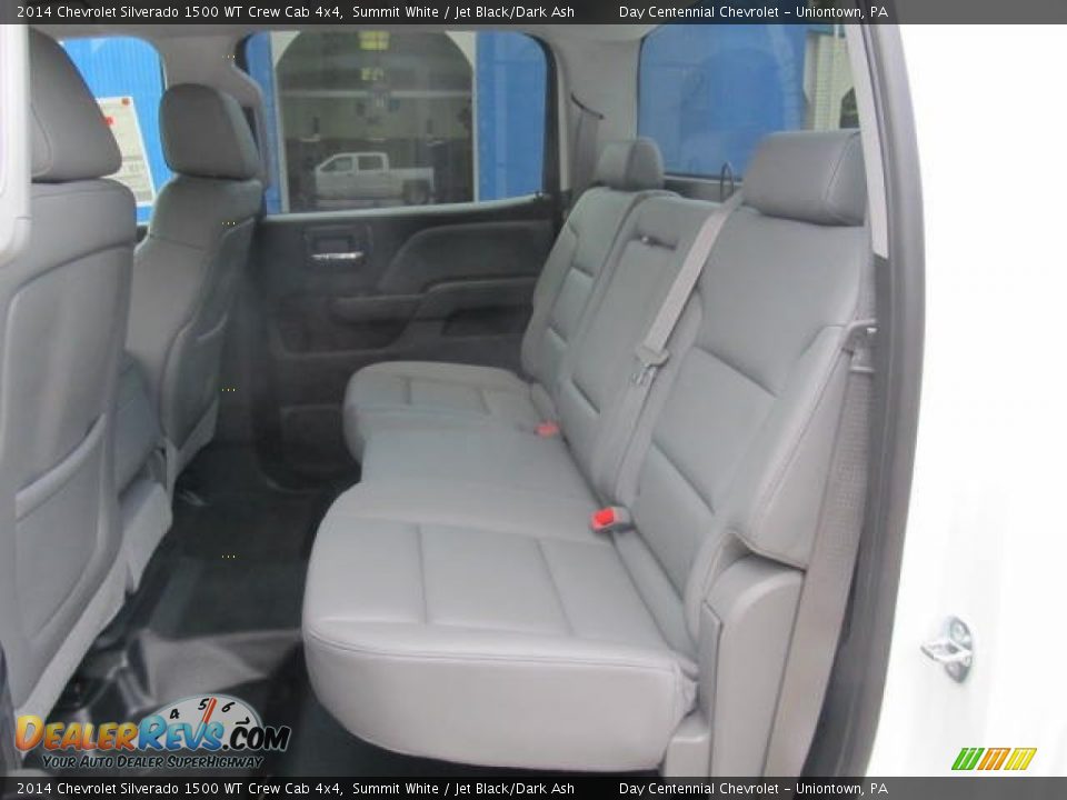 Rear Seat of 2014 Chevrolet Silverado 1500 WT Crew Cab 4x4 Photo #13