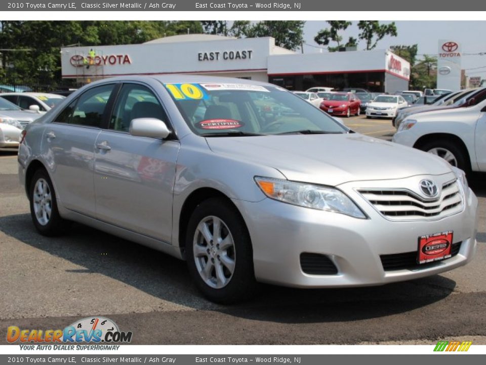 2010 Toyota Camry LE Classic Silver Metallic / Ash Gray Photo #1