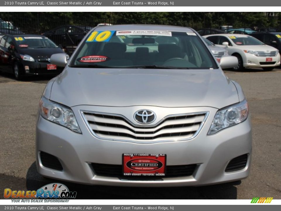 2010 Toyota Camry LE Classic Silver Metallic / Ash Gray Photo #2