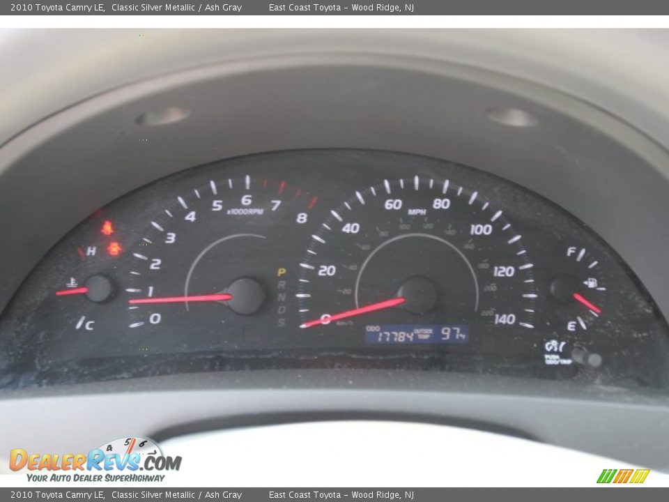 2010 Toyota Camry LE Classic Silver Metallic / Ash Gray Photo #13