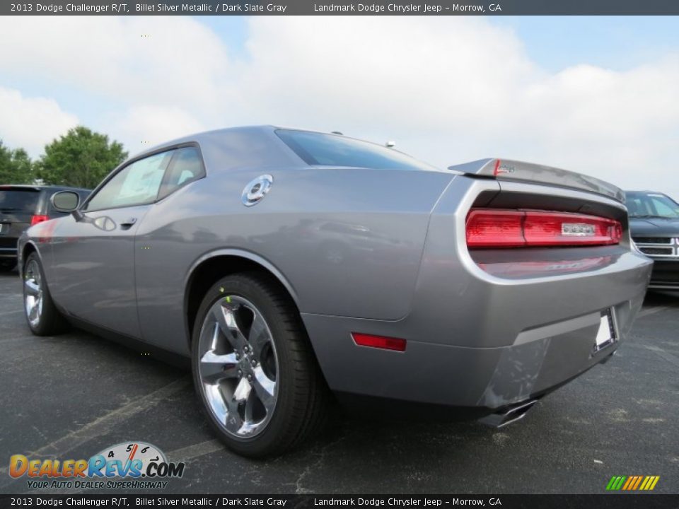 2013 Dodge Challenger R/T Billet Silver Metallic / Dark Slate Gray Photo #2