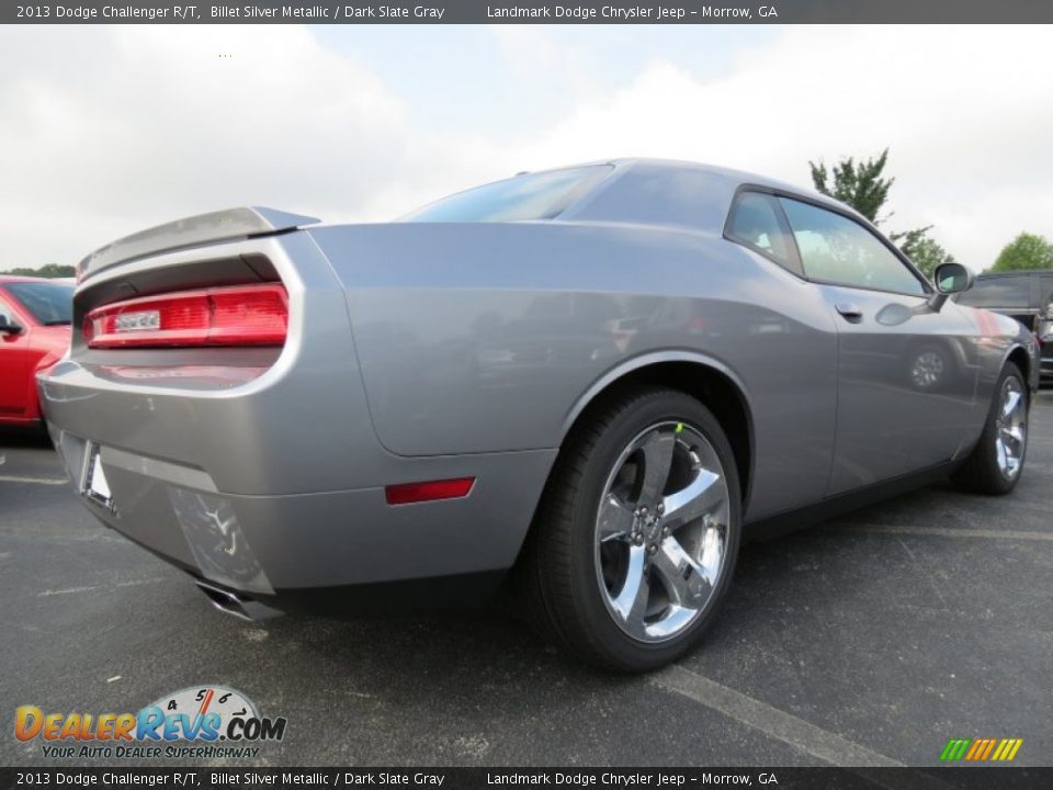 2013 Dodge Challenger R/T Billet Silver Metallic / Dark Slate Gray Photo #3