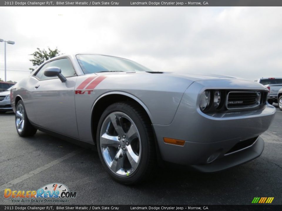 2013 Dodge Challenger R/T Billet Silver Metallic / Dark Slate Gray Photo #4