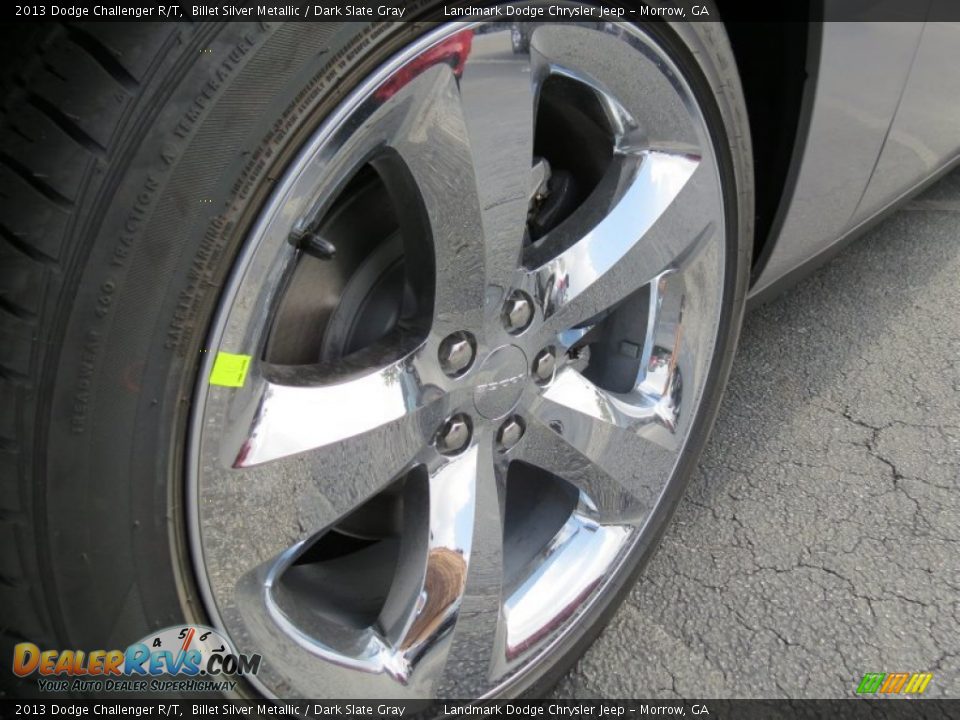 2013 Dodge Challenger R/T Billet Silver Metallic / Dark Slate Gray Photo #5