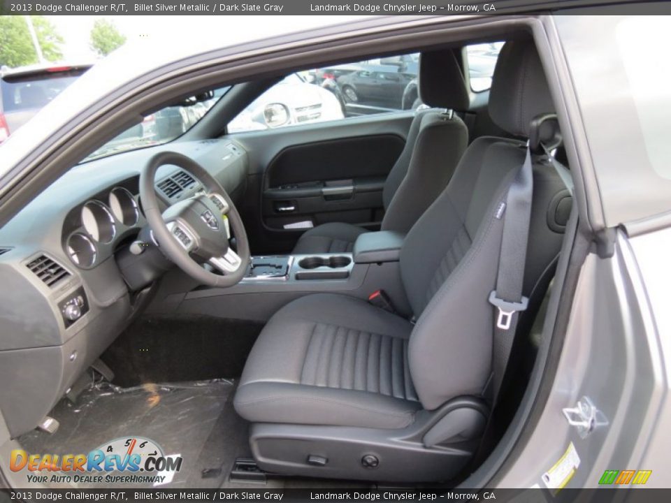2013 Dodge Challenger R/T Billet Silver Metallic / Dark Slate Gray Photo #7