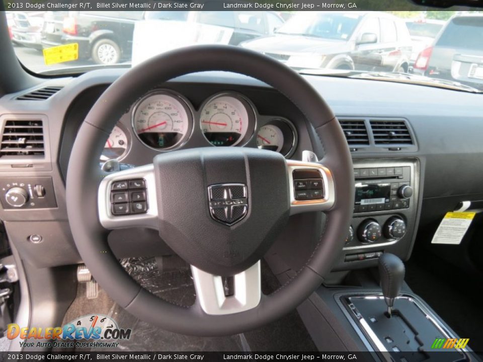 2013 Dodge Challenger R/T Billet Silver Metallic / Dark Slate Gray Photo #8
