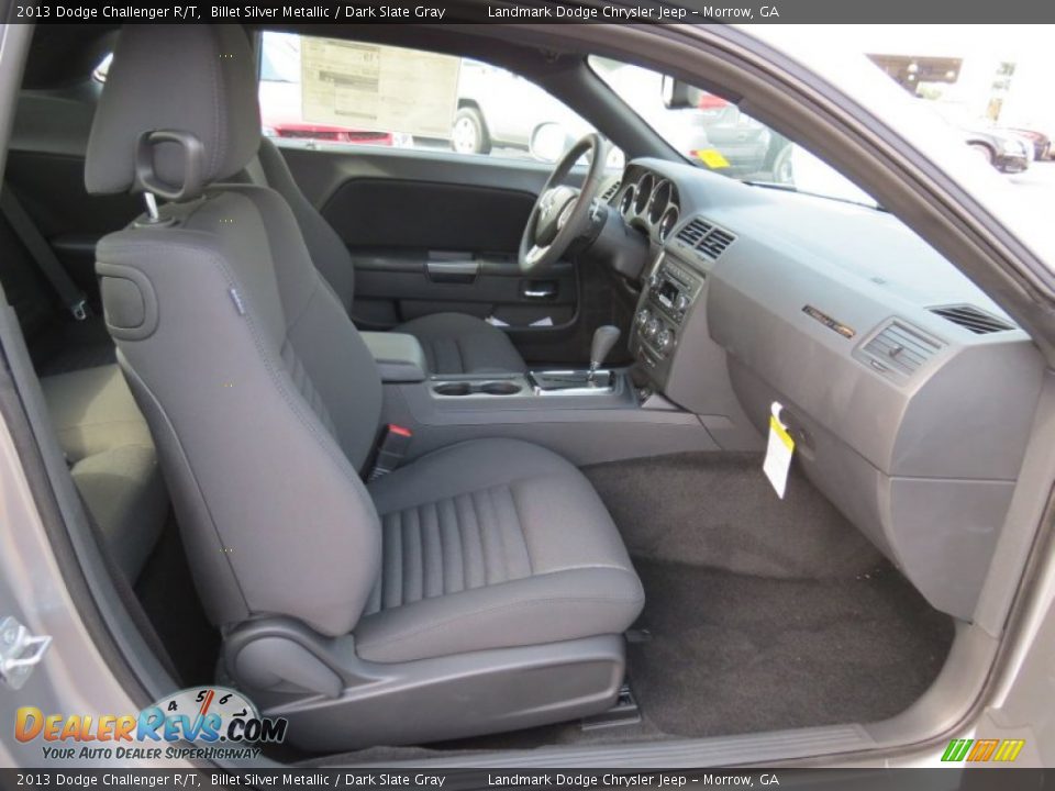 2013 Dodge Challenger R/T Billet Silver Metallic / Dark Slate Gray Photo #9