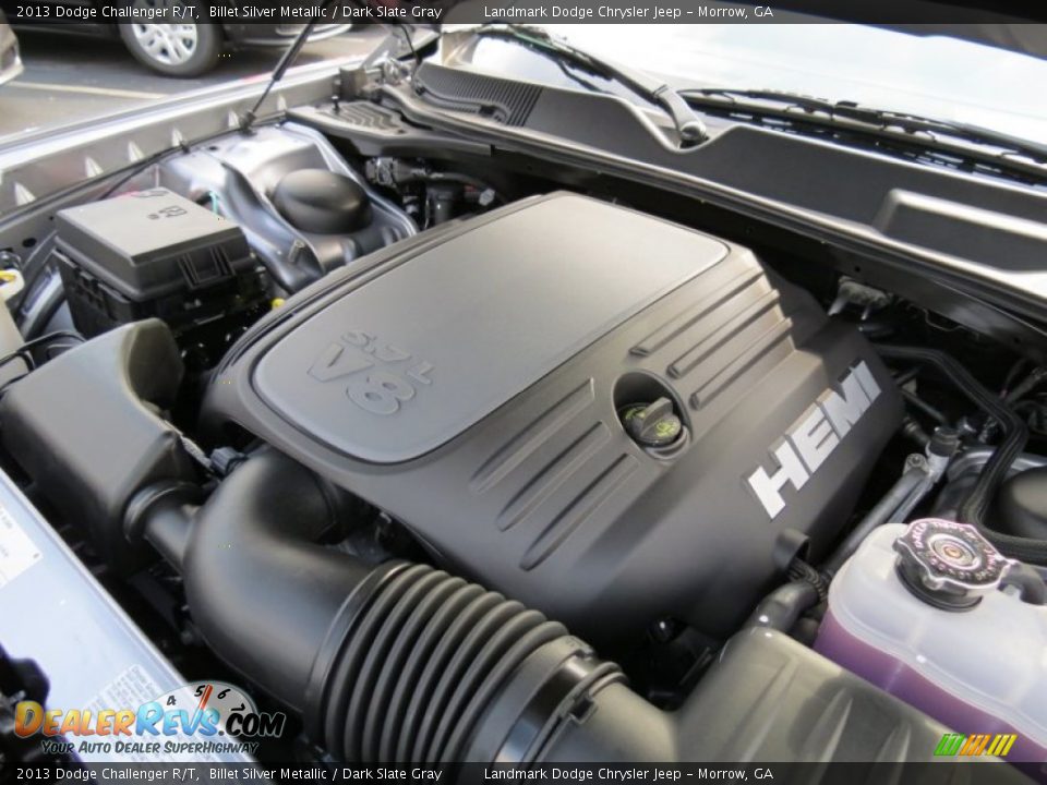 2013 Dodge Challenger R/T Billet Silver Metallic / Dark Slate Gray Photo #10