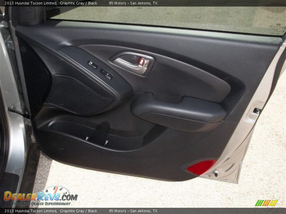 2013 Hyundai Tucson Limited Graphite Gray / Black Photo #7