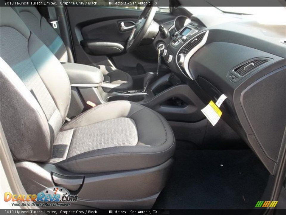 2013 Hyundai Tucson Limited Graphite Gray / Black Photo #8