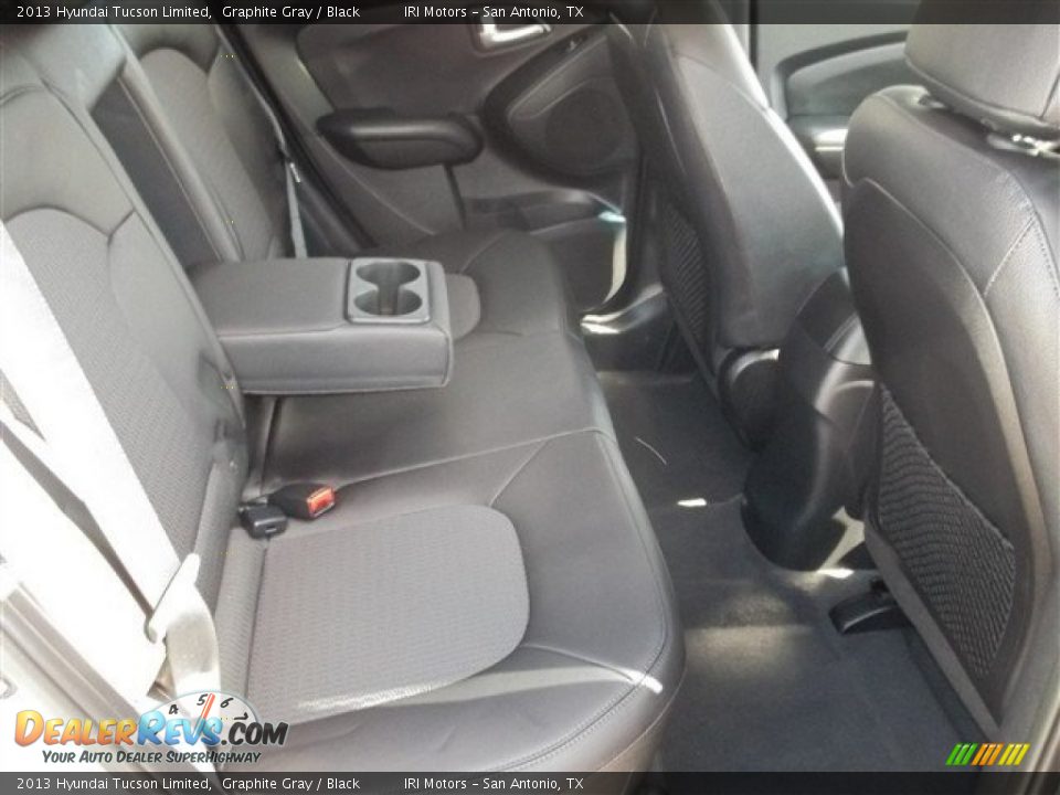 2013 Hyundai Tucson Limited Graphite Gray / Black Photo #10