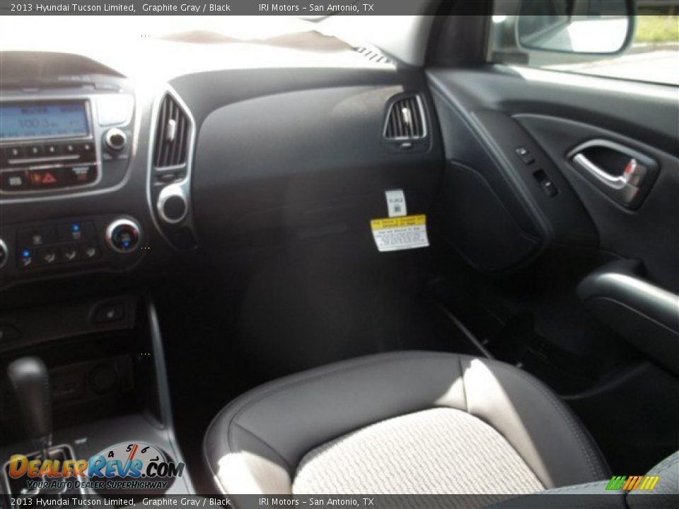 2013 Hyundai Tucson Limited Graphite Gray / Black Photo #11