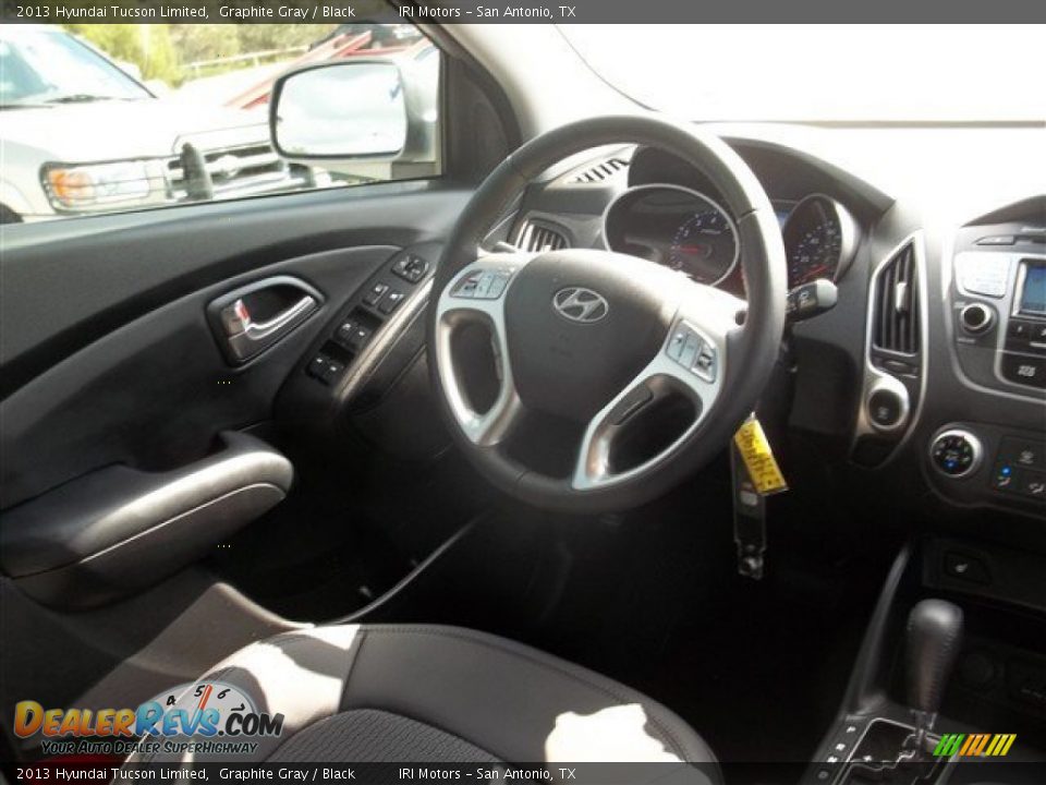 2013 Hyundai Tucson Limited Graphite Gray / Black Photo #12