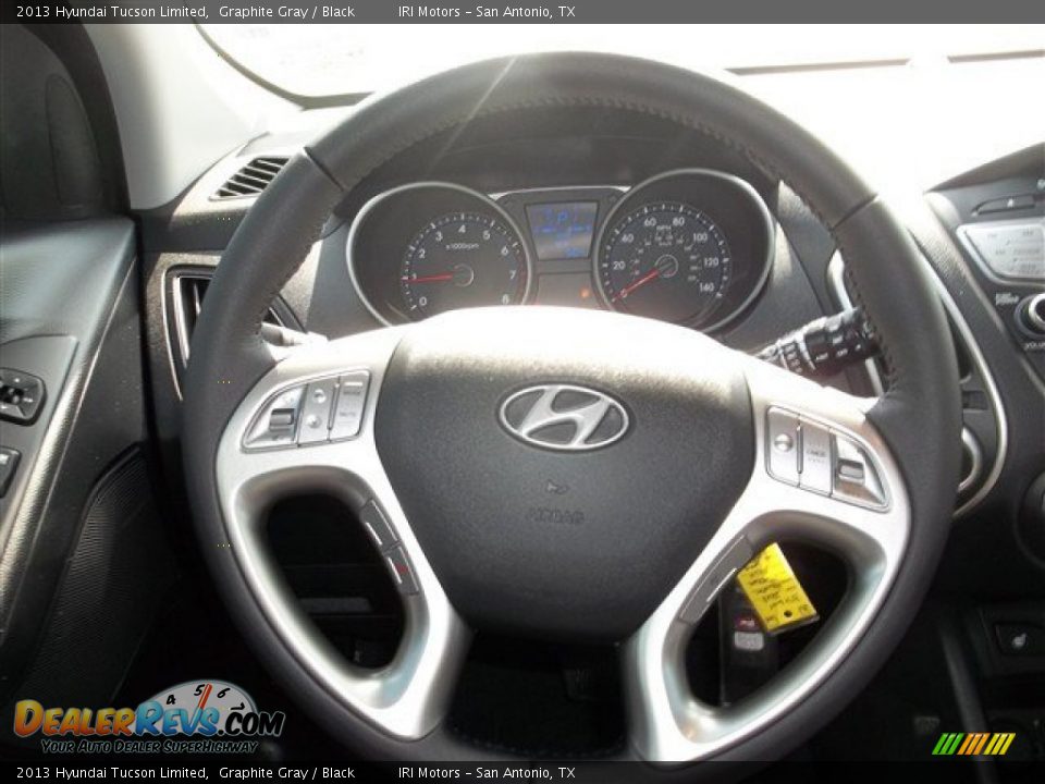 2013 Hyundai Tucson Limited Graphite Gray / Black Photo #17