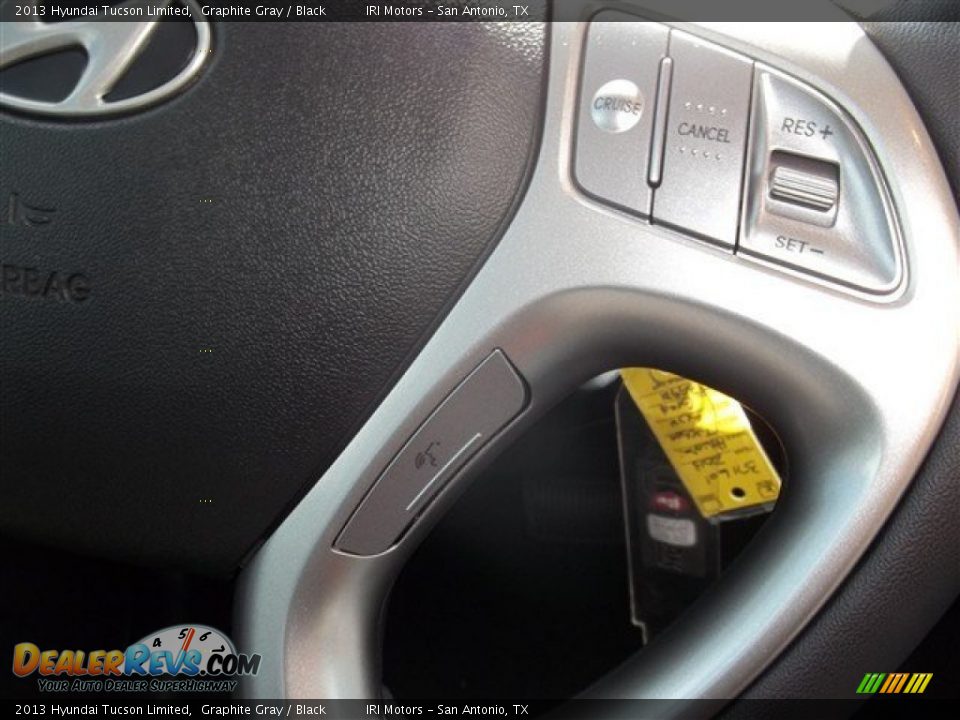 2013 Hyundai Tucson Limited Graphite Gray / Black Photo #18